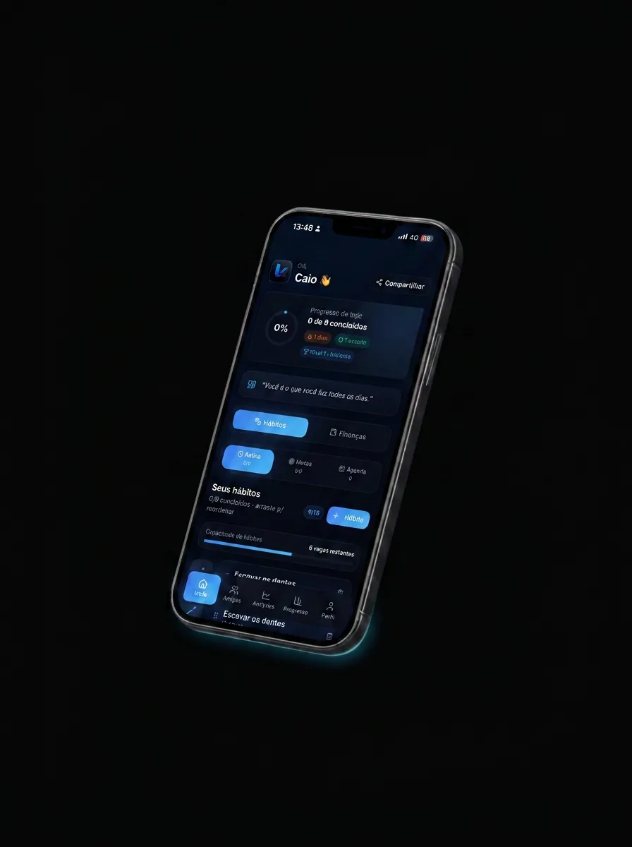 Aplicativo Lyvo em smartphone